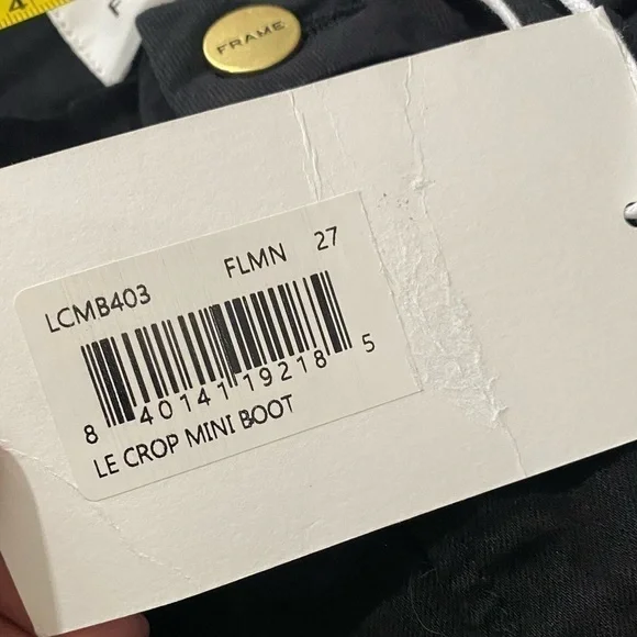 Frame black le crop mini boot jeans - Picture 9 of 11